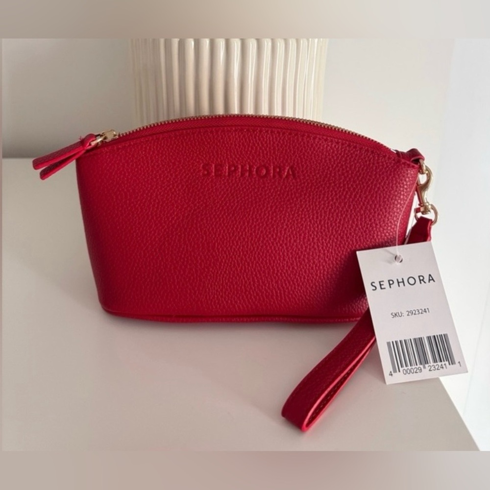 Sephora Red Makeup Bag - Picture 1 of 2